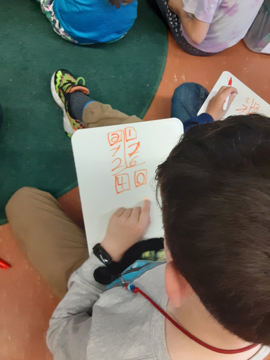 mrsbowesteaches's tweet photo. Today grade 2's explored the concept of 2 digit subtraction and borrowing. Students learned if there is more on the floor you go next door and borrow some more. We used @BoomLearning and our whiteboards to work through problems as a class. #subtraction #2digit #regrouping https://t.co/x520gBkL1n