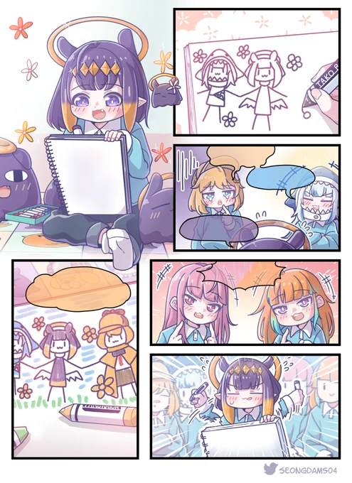 Title 09 - stare at Baelz!!

HoloEN Kindergarten Serise
https://t.co/ciZFDqu5X4
No text 