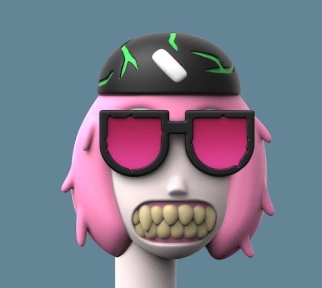 Potionmasterhex's tweet image. Muahahahaha yall sleeping on @3dFrankenPunks I will be building my squad on paper handed failures