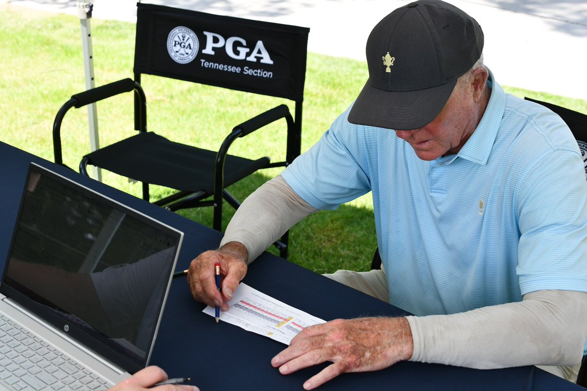 TennPGA's tweet photo. Count it up!
Buzz Fly (a) of Memphis tallies the low round in the Super Senior division to finish 1-under par overall to win the championship by 5 shots!
Super Senior Results: https://t.co/TFkMOSH7gr
#TennSeniorState https://t.co/t7itHUKThn