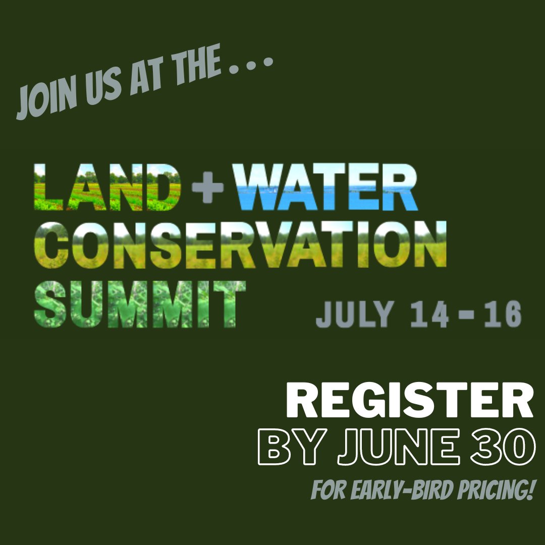 RILandTrusts's tweet photo. The RI Land &amp; Water Conservation Summit is fast approaching-- but you're in luck! We've extended early-bird pricing until JUNE 30th! Don't wait, register TODAY!

(We are also offering a pay-what-you-can option to keep the Summit accessible for all.)

Register via the link in bio. https://t.co/hQww5ReDIu