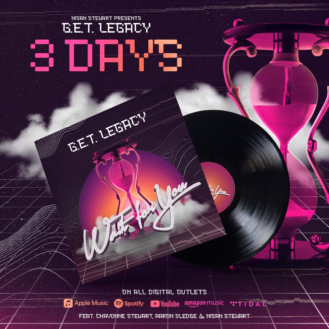 NisanStewart's tweet photo. This Friday!!!! @GETLegacyMusic #WaitForYou #GETLegacy #GETLegacyMusic #Spotify #SpotifyChristian #SpotifyGospel #SpotifyForArtists #Praise 🙌🏾 https://t.co/2w6B0pgHzv