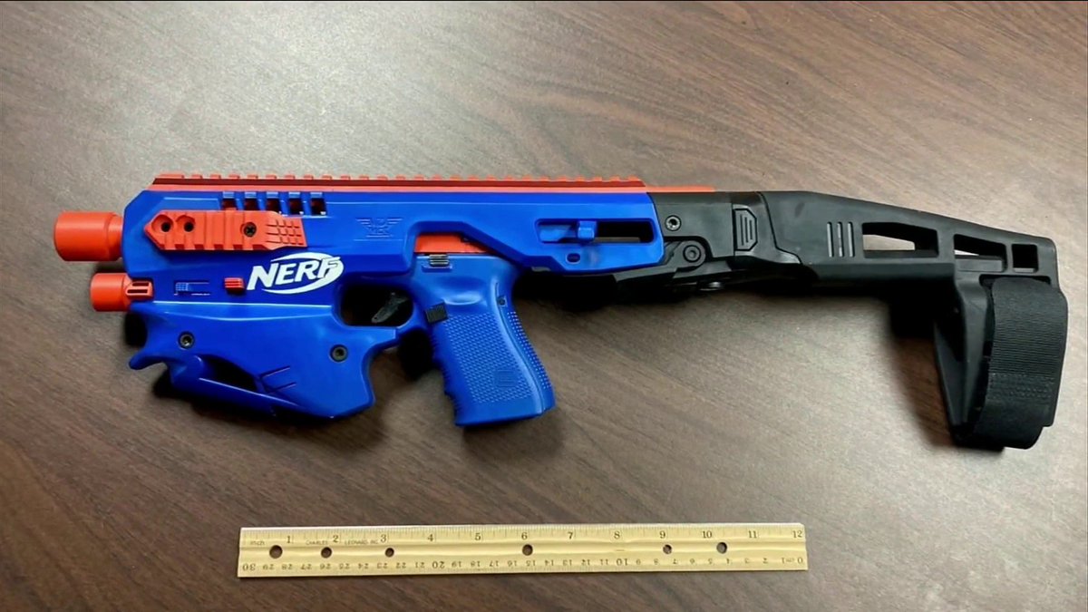 BrandonMeeks80's tweet photo. @tbierly @shawnjohnsjr @LilMissFirecra1 @wkyc Except disguising guns as toys is a thing. Or Ethan could’ve been out there rehearsing for the real thing. He brought it on himself. People aren’t in the mindset of joking with all these white mass killers running around. https://t.co/Vfq0ygGZHp