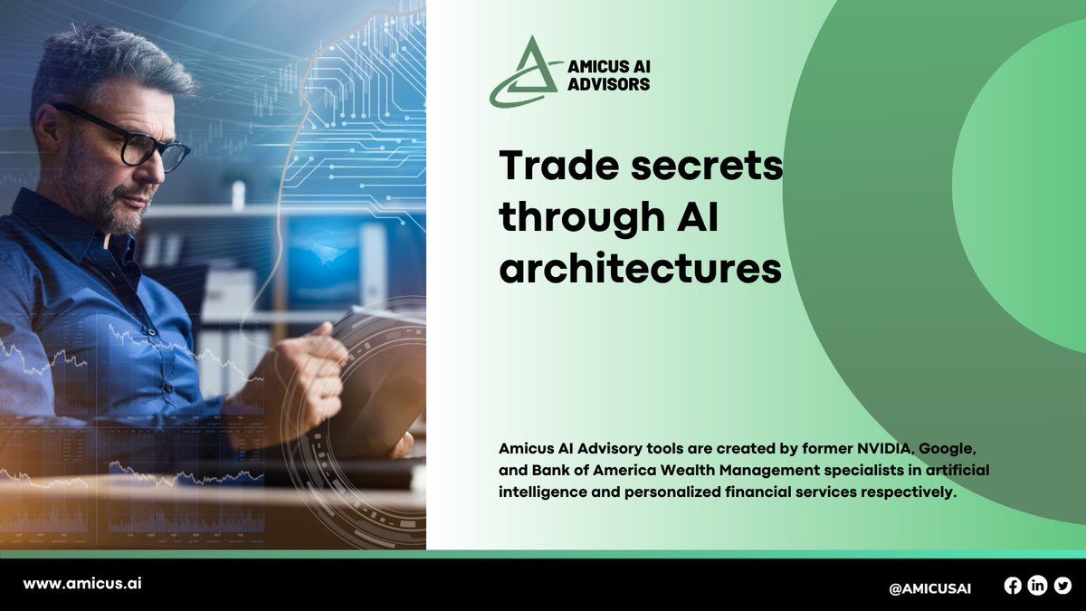 AmicusAI's tweet photo. Even if more general techniques in deep learning are openly shared,the specific implementations and optimizations used by different companies are proprietary,allowing companies who perform well to maintain their advantages
#AmicusAI
🌎https://t.co/ceVlITnmiZ
📧contact@amicus.ai https://t.co/L4P5dgqNEC