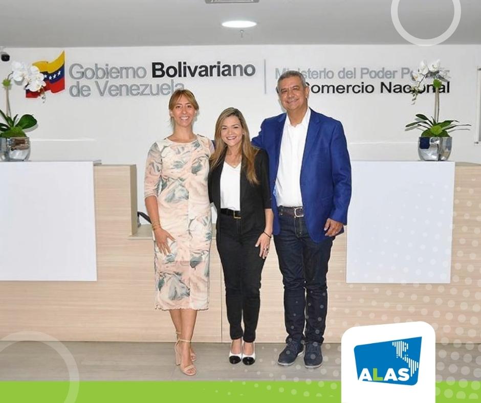 RetailersM's tweet photo. Visita a Dheliz Álvarez, Ministra de Comercio de Venezuela para dar a conocer @ALAS_Oficial y anunciar el #WorkShopALAS - ANSA 2022 @ansa_venezuela https://t.co/E5jmtaZoYp