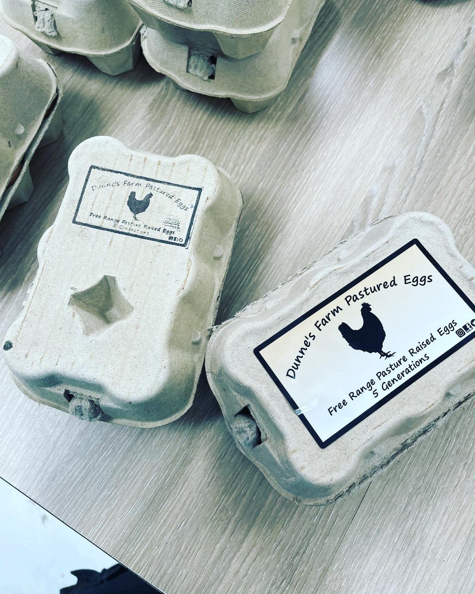 Dunnesfarmeggs's tweet photo. Good evening๐Some of you may have noticed today that we had a new stamp on our boxes. It doesnt quite look as nice as the sticker.But in the interest of the environment and plastic waste we choose the stamp๐
#eggboxstamp #caringforourenvironment #reduceplastic #pastureeggs https://t.co/oGP1mUK7Qz