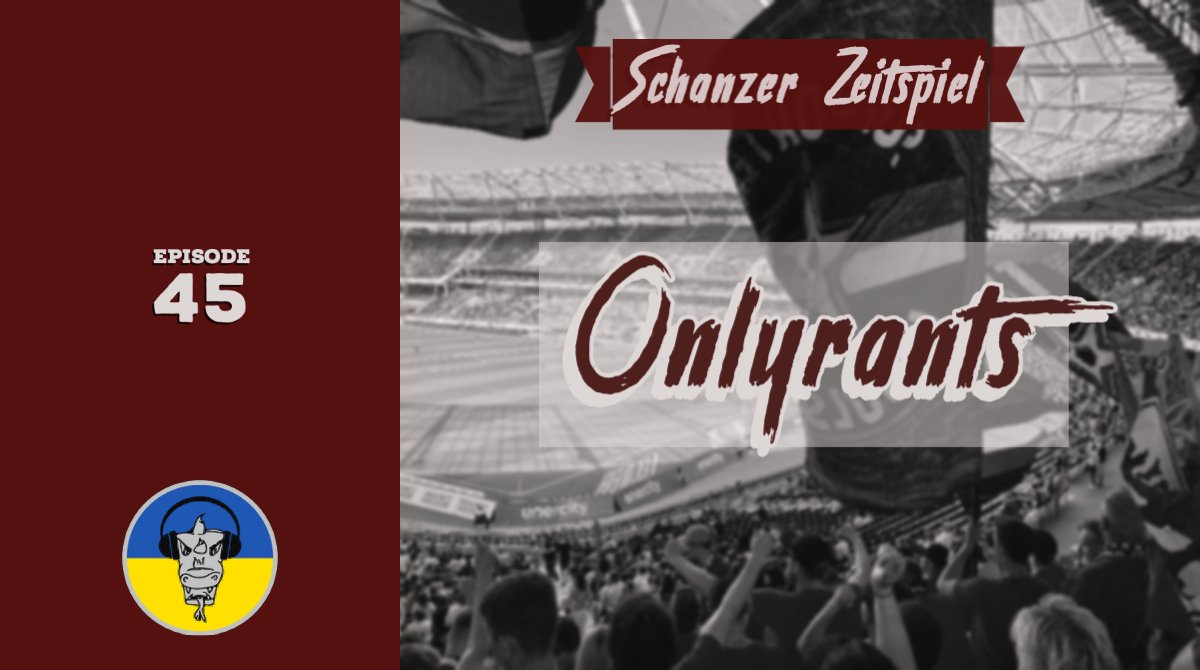 zeitspiel_in's tweet photo. >>Neue Folge<<
Wir können es euch nicht ersparen: Hier kommt der Saisonrückblick!
Aber wenn diese Saison für eins gut war, dann für einen gepflegten Rant. 💣💥
Und dem haben wir uns auch hingegeben. 🤷
Viel Spaß!
https://t.co/GOVf0Wi1vy
#Schanzer #Onlyrants https://t.co/6ivzQCzVDh