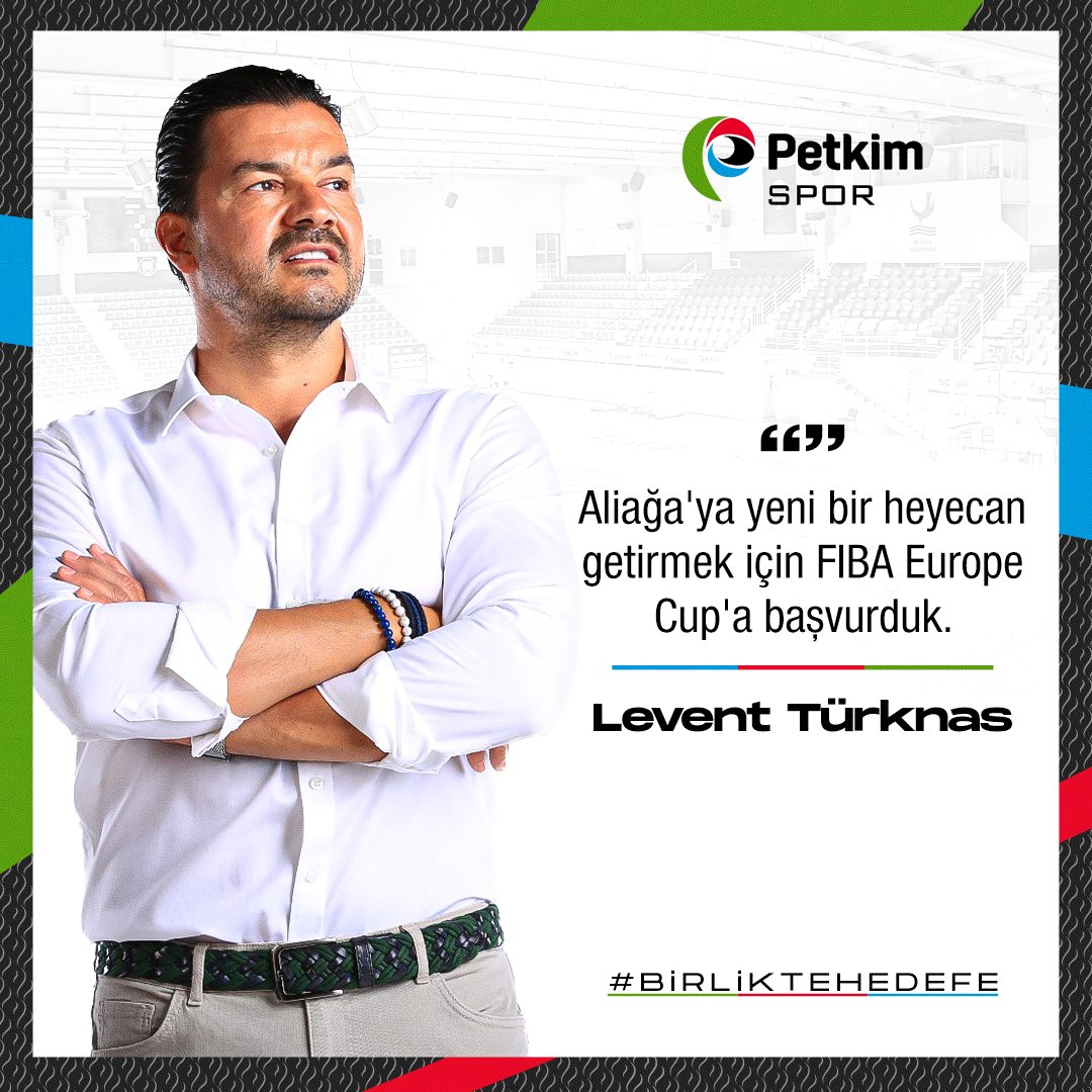 Petkimspor's tweet photo. Genel Menajerimiz Levent Türknas: Aliağa'ya yeni bir heyecan getirmek için FIBA Europe Cup'a başvurduk.

Röportajın devamı için: https://t.co/xcweyK6Y91 https://t.co/4FnOq11DFc