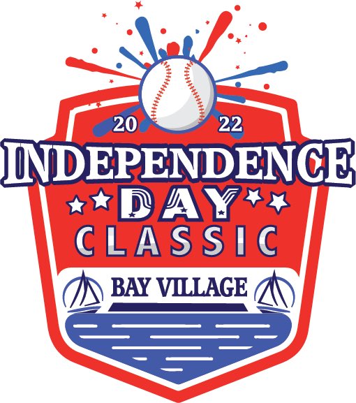 BayTravelBaseB's tweet photo. 2022 Independence Day Classic Logo just released! Make sure to stop by the Simax Sports trailer at the High School for custom tourney gear July 1st - 3rd. https://t.co/FcV0vKg7no