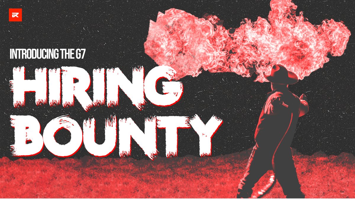 1/5 🚨 Hiring Bounty Announcement 🚨

As the industry continues to grow, the ability to find talented people is becoming exponentially more difficult.

So today we're announcing a 1,000 USDC bounty for any referrals hired by G7 initiatives.

bounty.game7.io

More below 👇