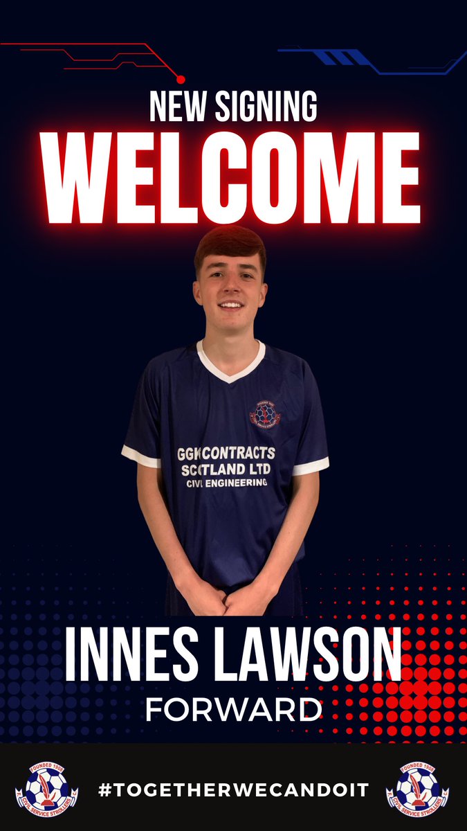 csstrollers's tweet photo. SIGNING NEWS✍️

Our next exciting signing for season 22/23 is that of former Edinburgh University striker @inneslawson03 
Welcome to the club Innes👍
If you would like to sponsor Innes for the season get in touch for more information
#togetherwecandoit https://t.co/dvJd7L3zBW