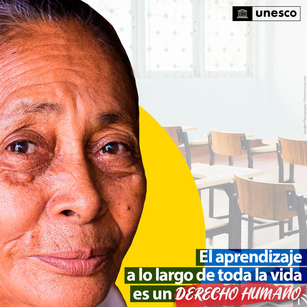UNESCO_es's tweet photo. Debemos aprovechar el potencial de la tecnología para mejorar la calidad y la participación de las personas adultas en el aprendizaje y la educación. 

¿Estás de acuerdo? 

https://t.co/zfAWx1lFb7 #DerechoalaEducación https://t.co/f1wjRdxEoq