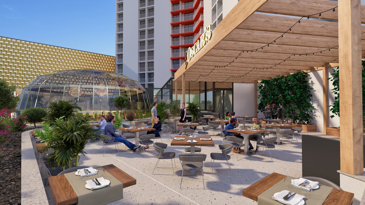 PlazaLasVegas's tweet image. ✨JUST ANNOUNCED✨ #ReimaginationOfMainStreet
Introducing @carouselbarlv, Rooftop Dining at Oscar's, @Pinkboxdoughnut, #DTLV First Smoke-Free, Social Media Friendly Gaming Space. Like &amp;amp; retweet for your chance to win a 2-night stay &amp;amp; $150 credit to Carousel Bar! @BCSlots #PlazaLV