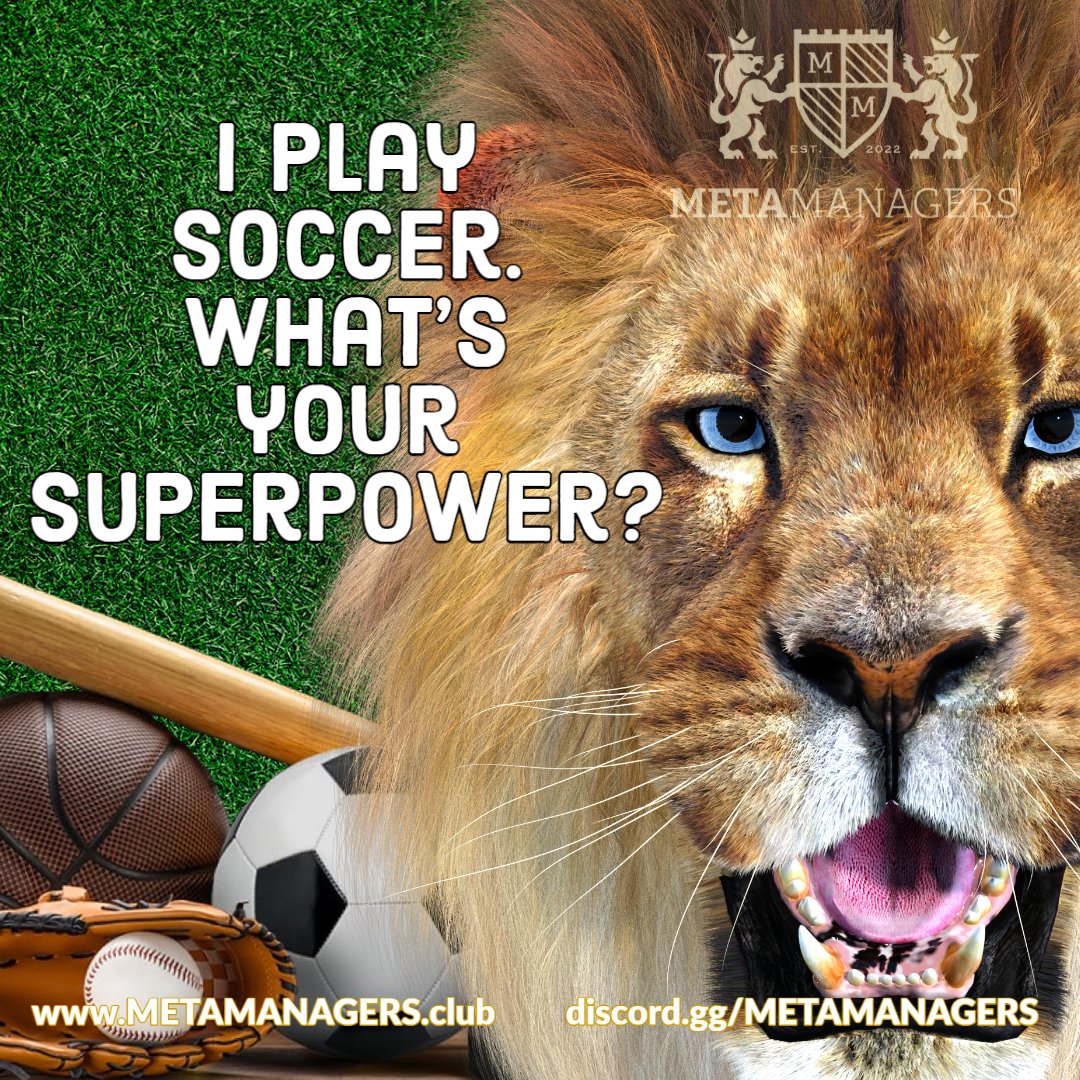 d_METAMANAGERS's tweet photo. @Ghanasoccernet AMAZING! Congratulations! @KPBofficial Next will be many many little #METAMANAGERS lion cubs ;) 
Better be on top of the food chain!
Join at https://t.co/fBAbZGxWyn
#NFTs #PlayToEarn #P2Egame #Fifa22 https://t.co/ksWGTIZ99v