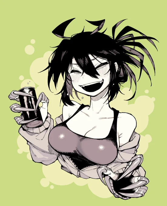 I need Monster Energy⚡️⚡️⚡️
#捕食少女 