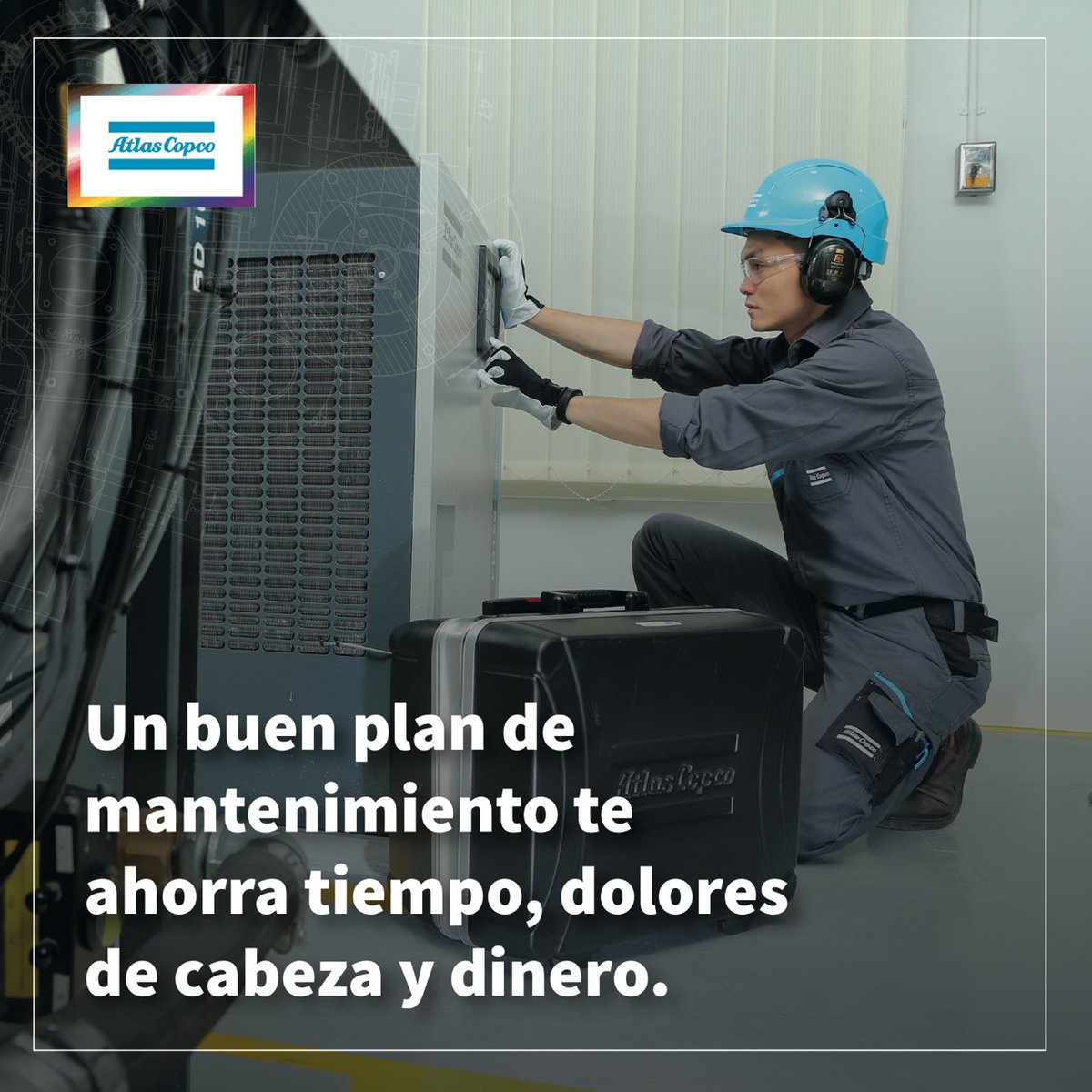 AtlasCopcoCol's tweet photo. Que tus equipos no se conviertan en un problema, con nuestro personal de servicio técnico tienes todo bajo control y tu producción seguirá siendo la mejor.
📲 Escríbenos y conoce todos los planes que tenemos para ti https://t.co/0pO95YaLtg
#AtlasCopcoColombia #CompresoresDeAire https://t.co/UhcClQRBiw
