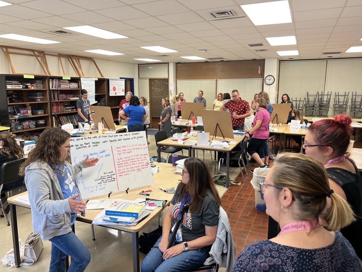 jag_science's tweet photo. Day 1 with some fantastic teachers in ⁦@wcpsmd⁩ designing and carrying out investigations with ⁦@ArgumentDriven⁩ inquiry. These folks and their fearless leader ⁦@EllistarTara⁩ are ready to push 4th grade to amazing heights! 🤩 https://t.co/veCno6DPap