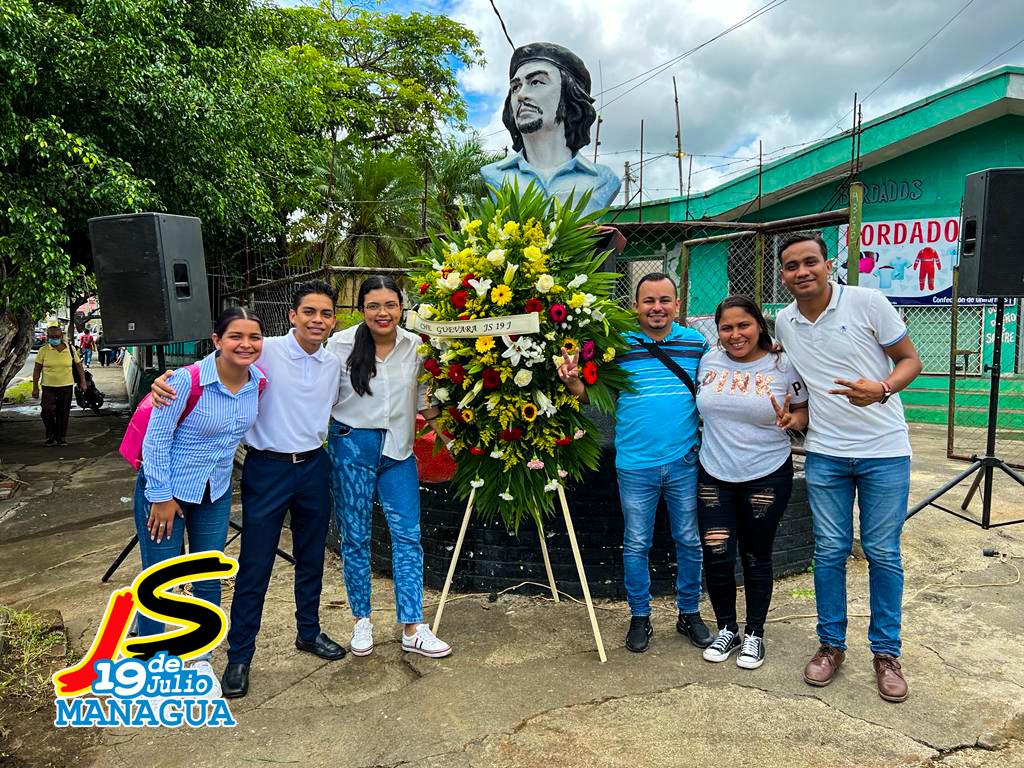 CTipitapa's tweet photo. Juventud Sandinista 19 de Julio de #Managua celebran con acto político el natalicio del Comandante Ernesto Che Guevara hoy #14Junio
#4319FuerzaDeVictorias https://t.co/5B4BhRJF8r