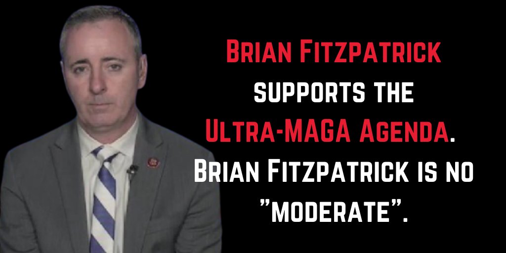 FridaysWithFitz's tweet photo. @BucksCoKierstyn Fitzpatrick is no "Moderate".  #UltraMAGA #FraudFitzpatrick #BoughtAndSoldBrian #PA01 https://t.co/tEb31lh4bw