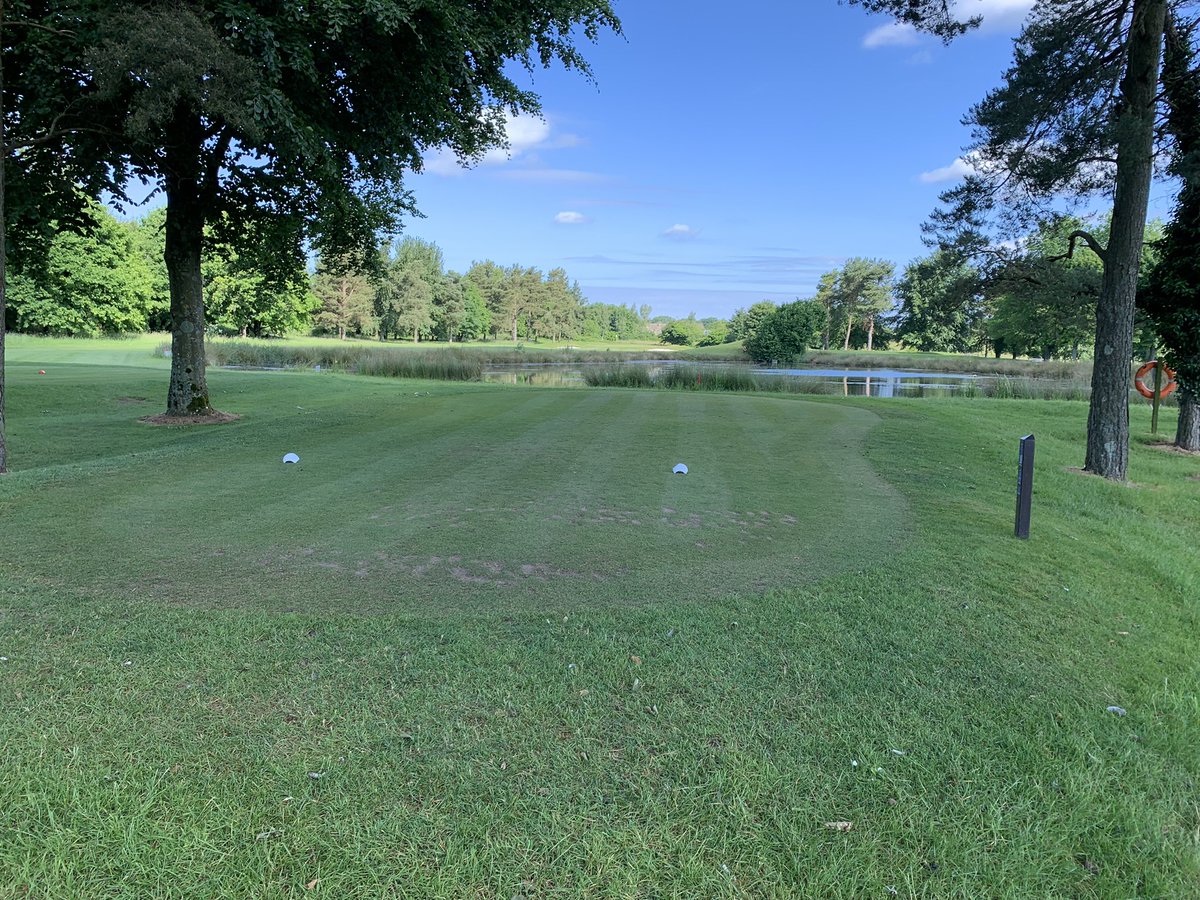 poshjohn's tweet photo. Boys smashing it again as we build up to @TheOpen qualifying @MinchGolfClub. @liamgreig7 and @Jhammond27 out hand mowing tees for the first time and big thanks to @AlexJonesTAG for the extra machinery support this week. #teamworkmakesthedreamwork https://t.co/ATCLkWY9UQ