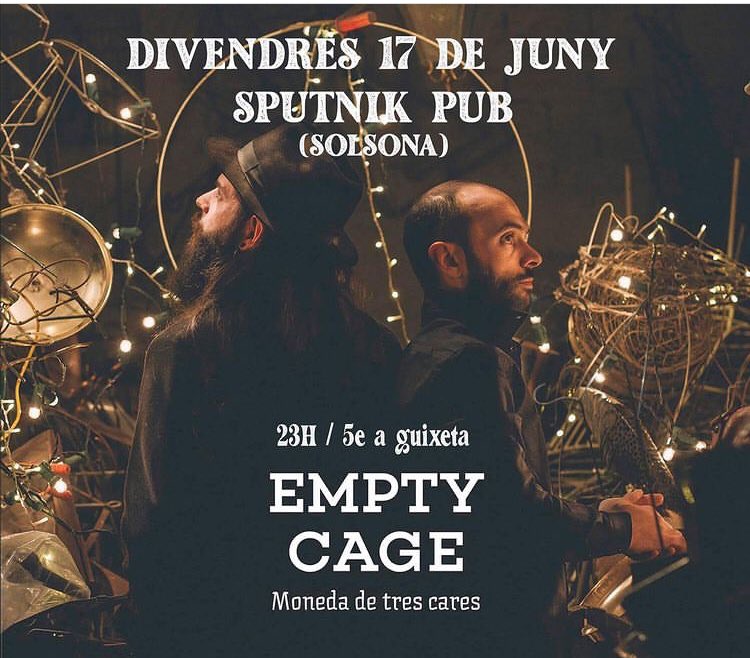 Lloberenc (@lloberenc) on Twitter photo Aquest divendres em perdré la final d'Eufòria per anar a veure <a href="/emptycagerocks/">Empty Cage</a> al <a href="/PUBSPUTNIK/">SPUTNIK PUB</a>! Visca la música en directe! Aquest divendres em perdré la final d'Eufòria per anar a veure <a href="/emptycagerocks/">Empty Cage</a> al <a href="/PUBSPUTNIK/">SPUTNIK PUB</a>! Visca la música en directe!