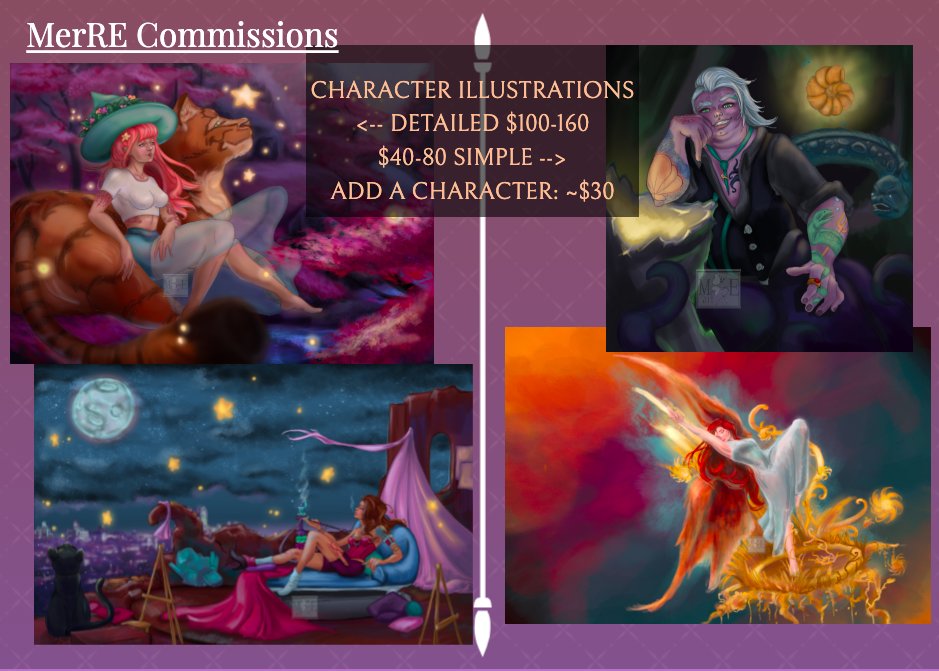 MerREart_007's tweet photo. Official commission sheets ~ 
For other questions people email or DM me! 💙😊
#commissionsopen #artistcommission #ArtistOnTwitter #digitalart #illustration #conceptart https://t.co/FVATQI2UYK