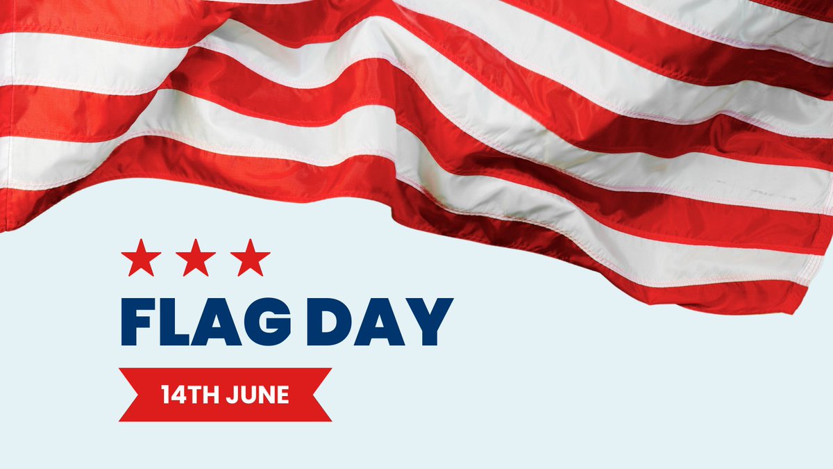 servproant's tweet image. Happy Flag Day! We are grateful for what our flag represents:

Red symbolizes Hardiness and Valor
White symbolizes Purity and Innocence
Blue represents Vigilance, Perseverance and Justice.

The first introduction of the flag was on June 14, 1777

#FlagDay #SERVPROTeamDobson