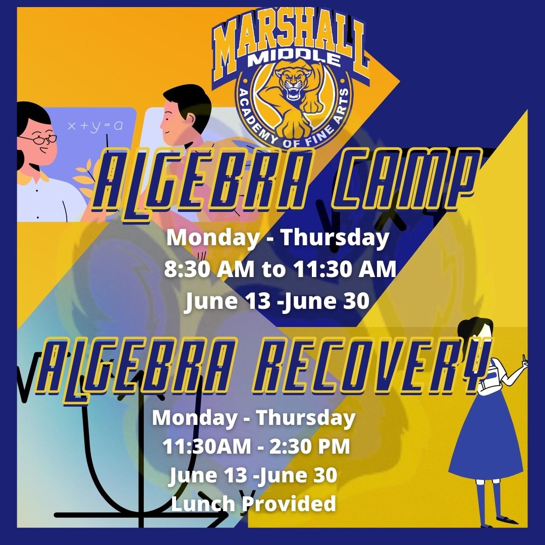 Marshall_HISD's tweet photo. Algebra Camp #algebracamp #summer #annex #comeintoday #mrjonesclassroom #annexbuilding #catamounts #catamountsdream #dreambig #breakfast #lunch #snack #tshirt #credit #EOC #AP #highschoolcredit #creditrecovery #bothcamps #its not to late! @DrQMil @MMAFA_HISD @dpvils @HoustonISD https://t.co/RMUp4ghoez