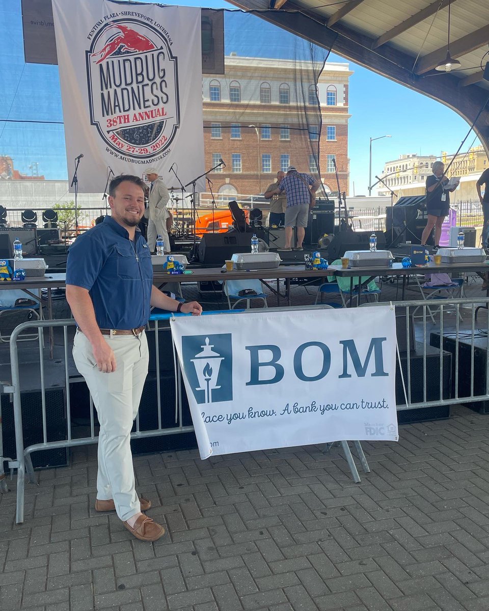 BOMest1903's tweet photo. BOM was the VIP Crawfish Eating Contest sponsor for this years Mudbug Madness! We always love taking part in this event and our staff has a wonderful time volunteering at the contest too. #bomgivesback #mudbugmadness https://t.co/DLfvTuvrky