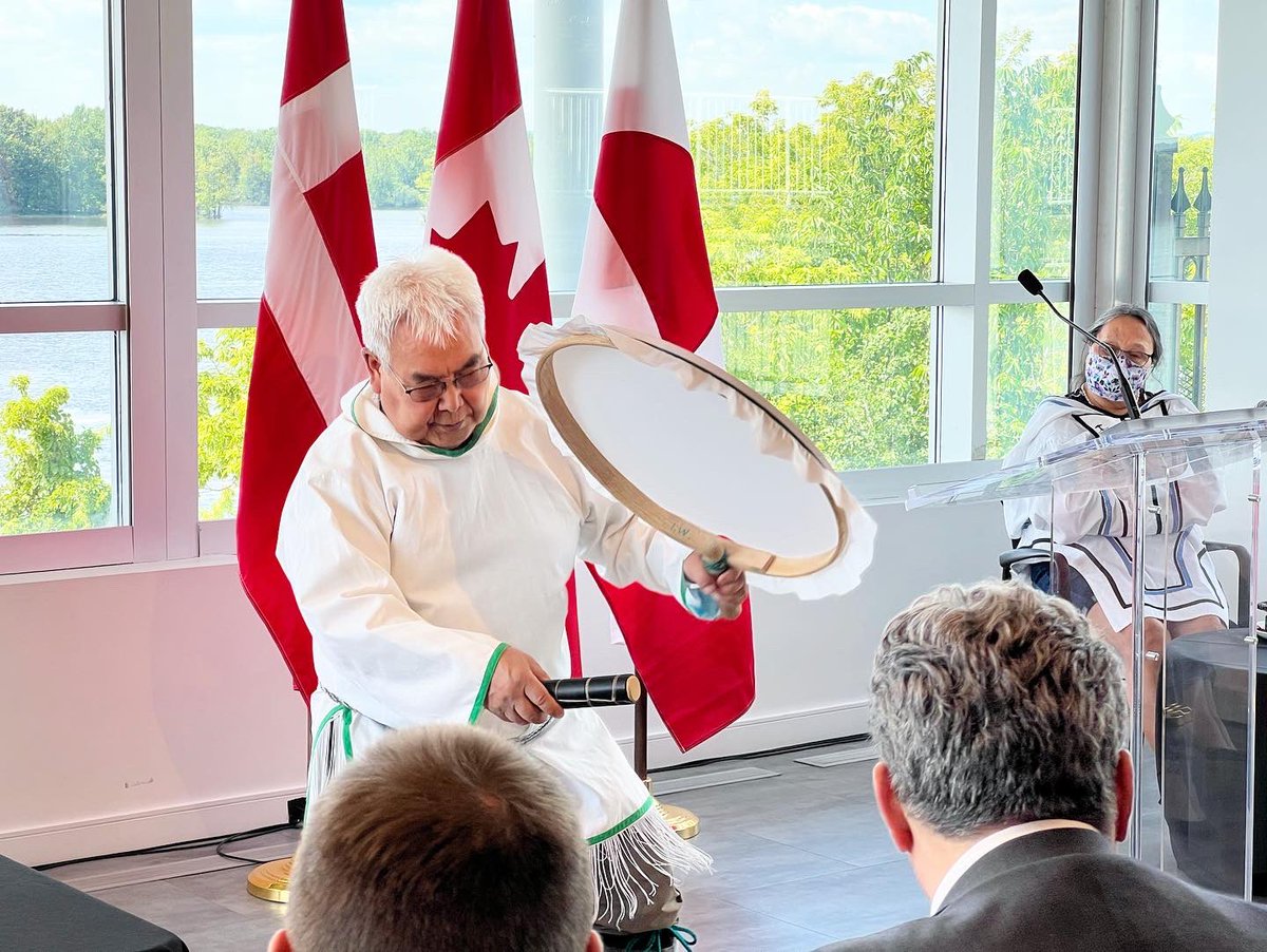 #Nunavut is excited about the new changes to our boundaries — this agreement is a benefit to #Inuit &amp; local communities as it calls for continued access to &amp; freedom of movement on the entirety of #Tartupaluk Island for Nunavut Inuit &amp; Kalaallit Nunaat.#Denmark #Canada #Greenland