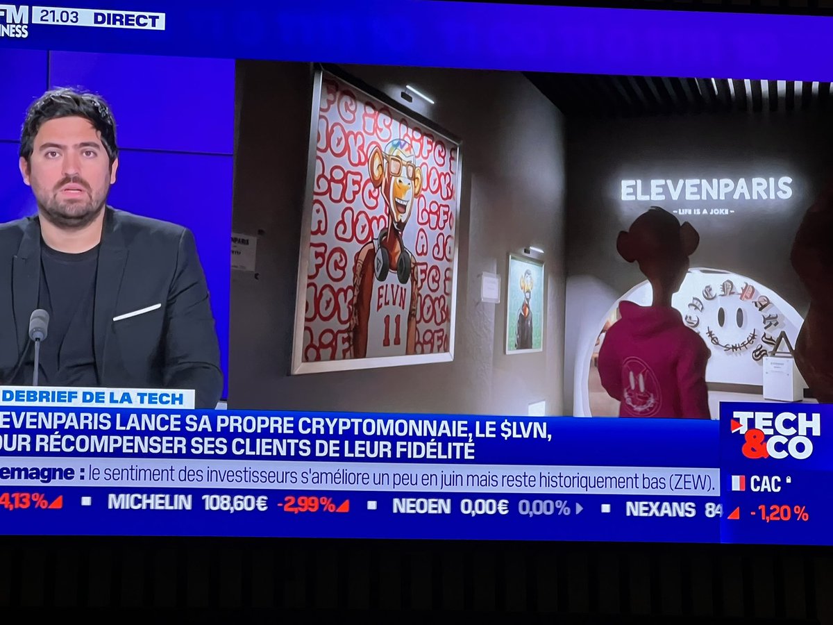 Quand je me vois à la télé #Joky #Kotmoss 🤩🤩 #web3 <a href="/bfmbusiness/">BFM Business</a> <a href="/BfmCrypto/">BFM Crypto</a> <a href="/ilanamar26/">Ilan Amar</a>