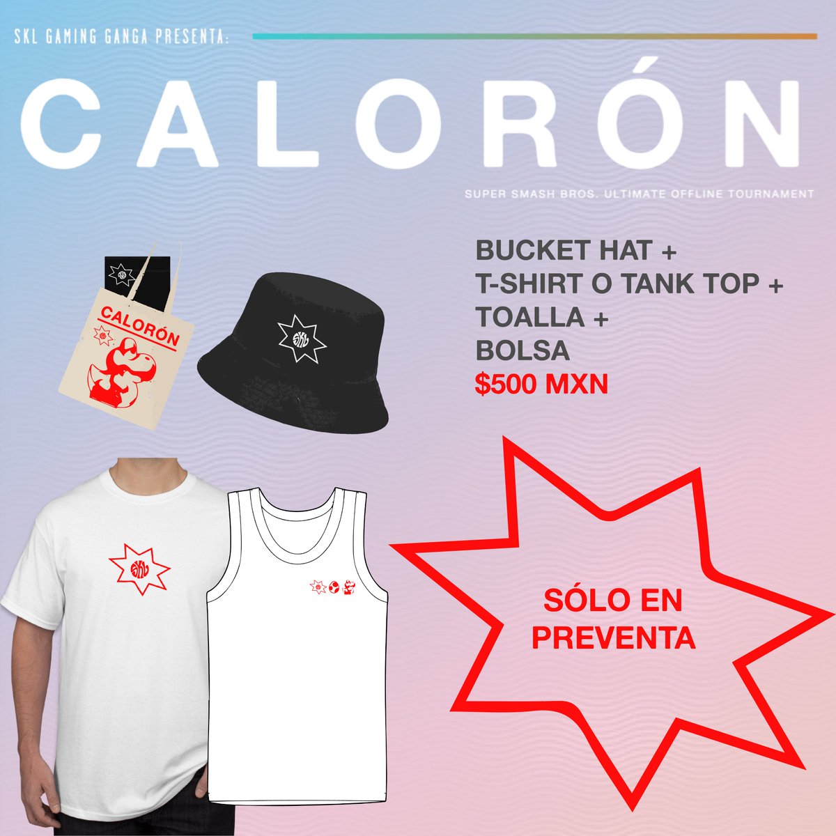 SKLGamingGanga's tweet image. ℙℝ𝔼𝕍𝔼ℕ𝕋𝔸 𝔼𝕏ℂ𝕃𝕌𝕊𝕀𝕍𝔸 ‼️ 
 
¿Ya vieron el nuevo diseño de tank top? 👀 🔥

Adquiere el tuyo por preventa o junto a toda la colección CALORÓN que tendremos disponible de manera limitada para celebrar nuestro próximo evento ☀️

Pedidos por DM 📥