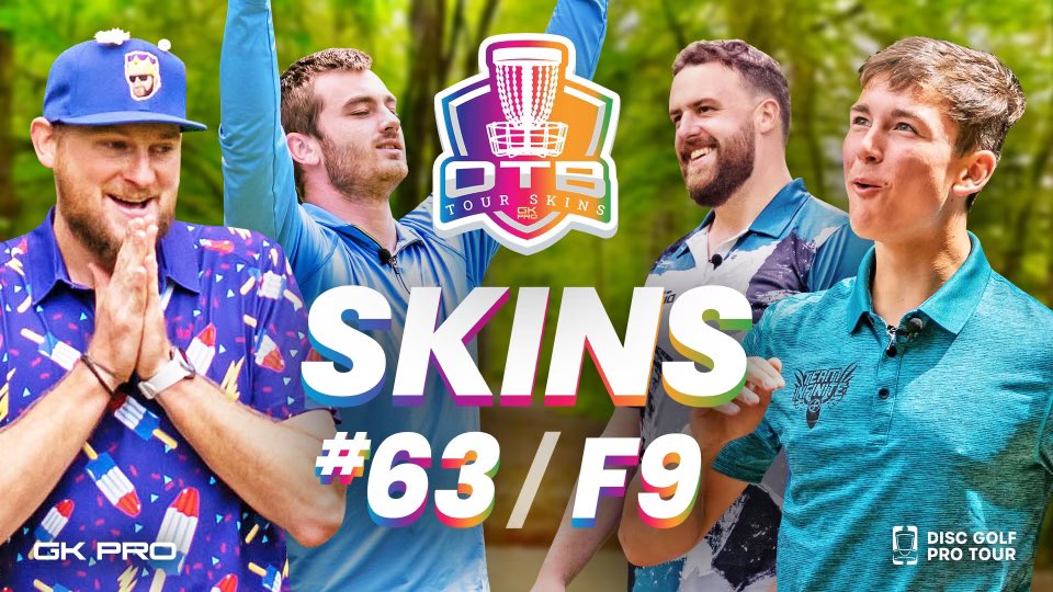 GKProDiscGolf's tweet photo. Front 9 premiering on YouTube in 30 minutes!!!
#DiscGolf #OTBSkins #GKPro https://t.co/PGIN66MbSb