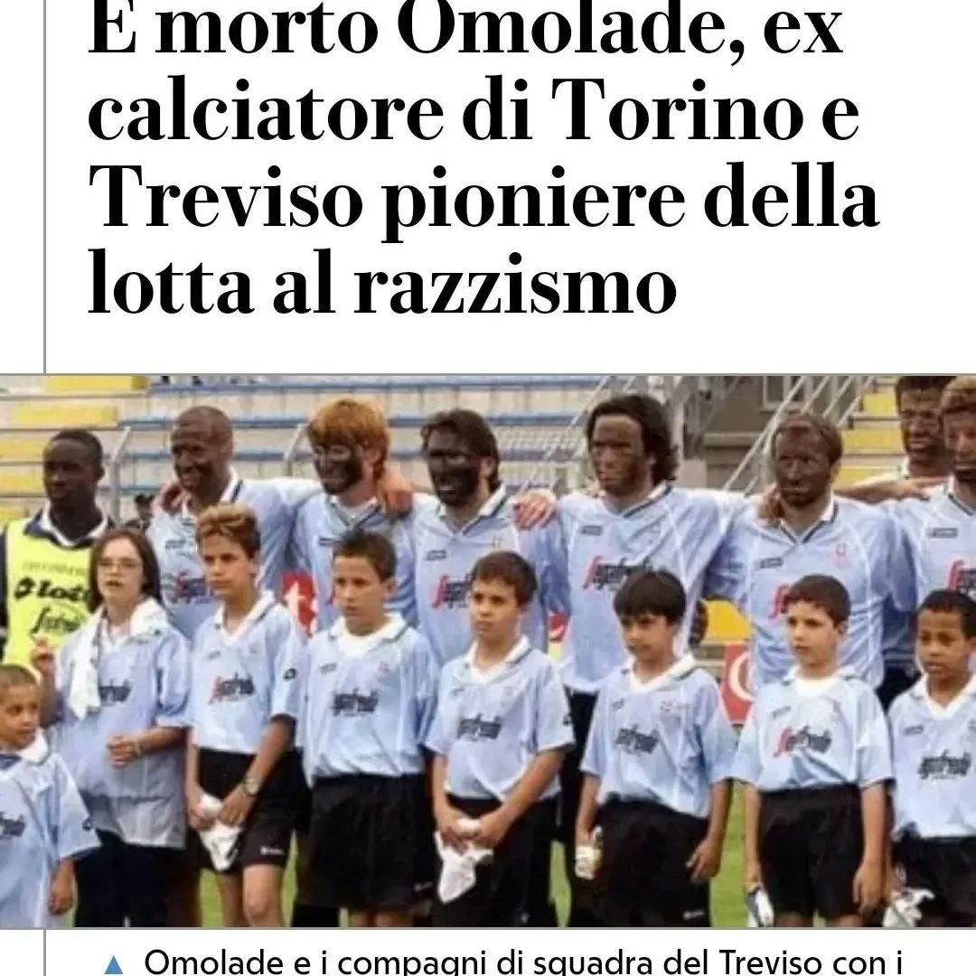 doctormabuse18's tweet photo. @Adnkronos @razorblack66 Da alcuni giorni sentiva "dolore ad una gamba. A 39 anni ciao #OMOLADE.
Per gli altri che non hanno capito avanti con la #quartadose https://t.co/yv8kQWs8I9