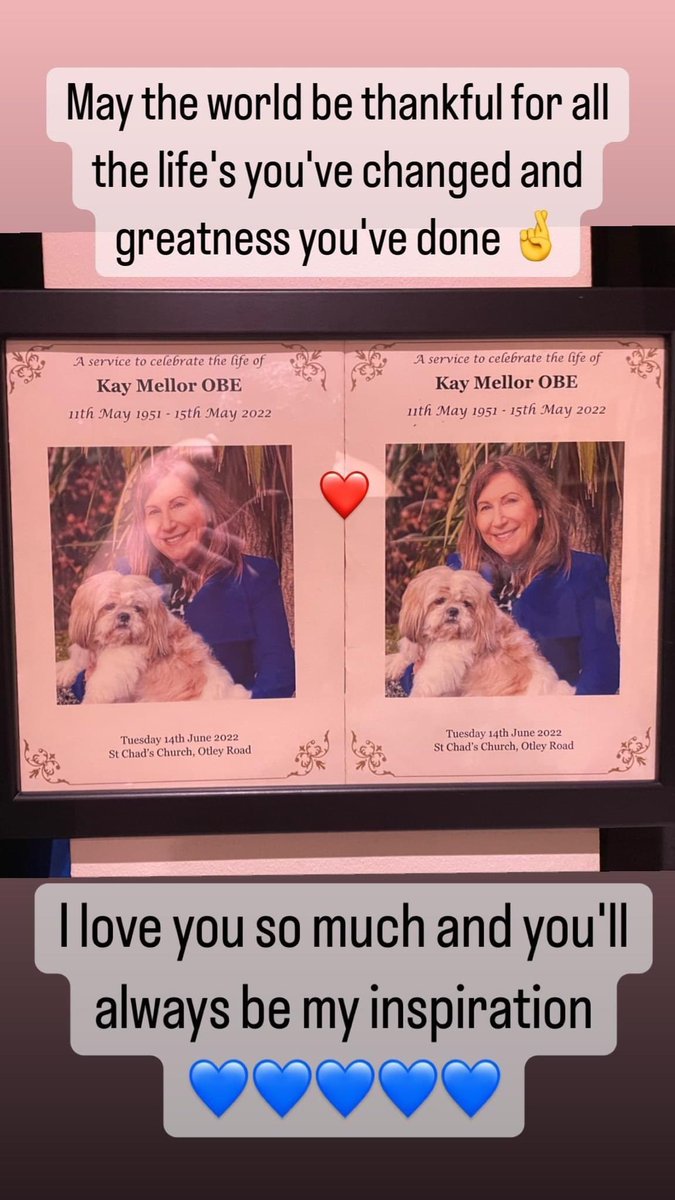 RhxsCJ's tweet photo. I've no words💔you will be truly missed💙 Such an amazing woman with the truest of souls❤️ https://t.co/Vc4xFKDF8o