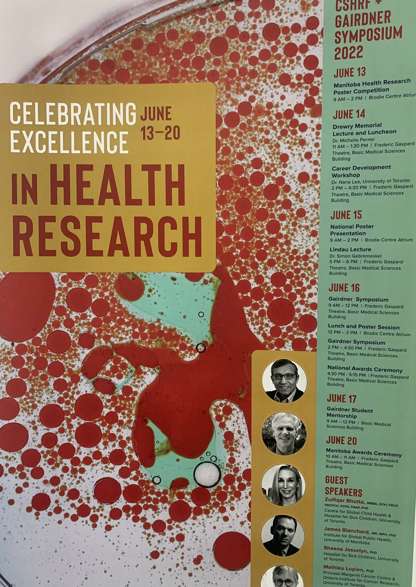ChantalRytz's tweet photo. Super excited to be representing @UCalgaryMed at the #CSHRF this week! @UManitoba @LibinInstitute https://t.co/3YYesKcMC8