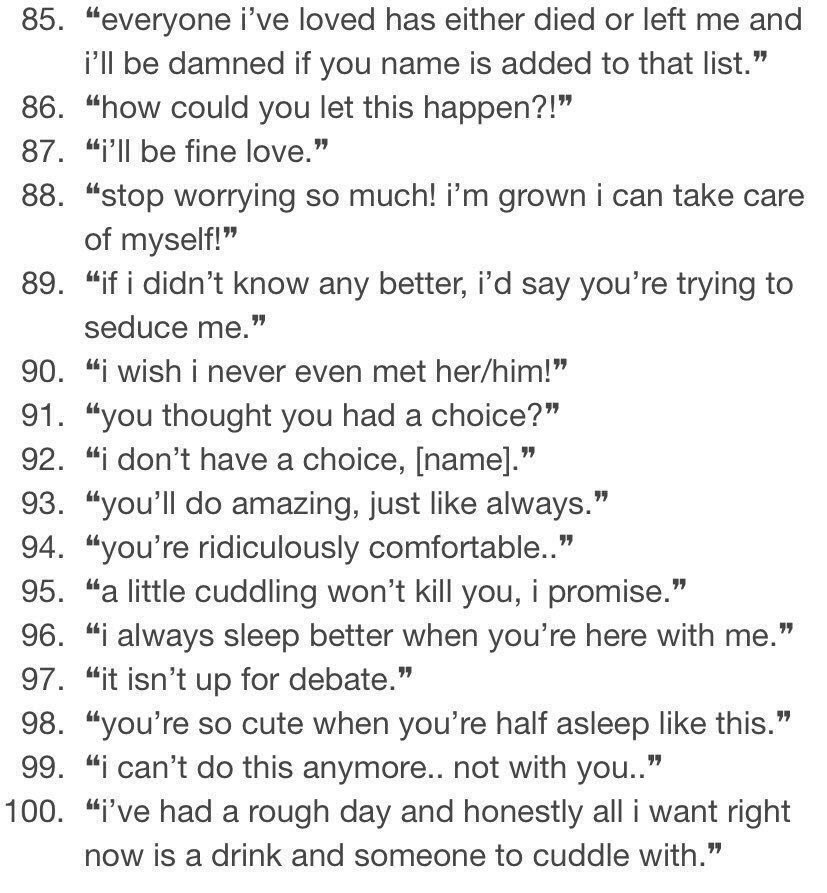 || Okay, I think doing some of these will be fun.

You send me a number, I write you a little starter as if your muse said the thing to Izora. Don't be shy, I could use the interactions!