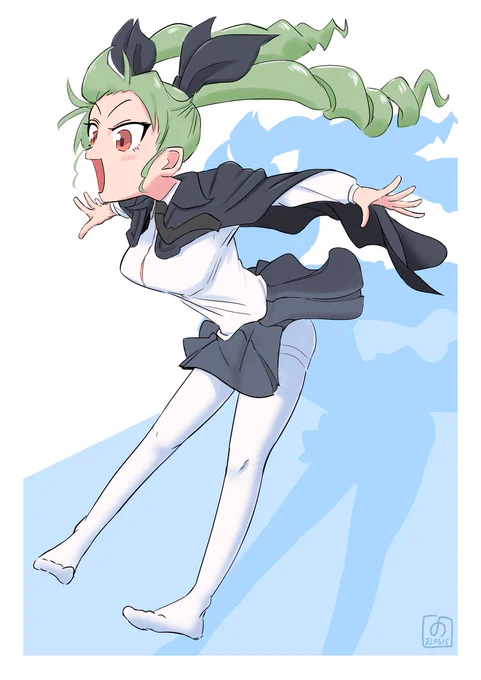 #ガルパン 

チョビ姐さん 