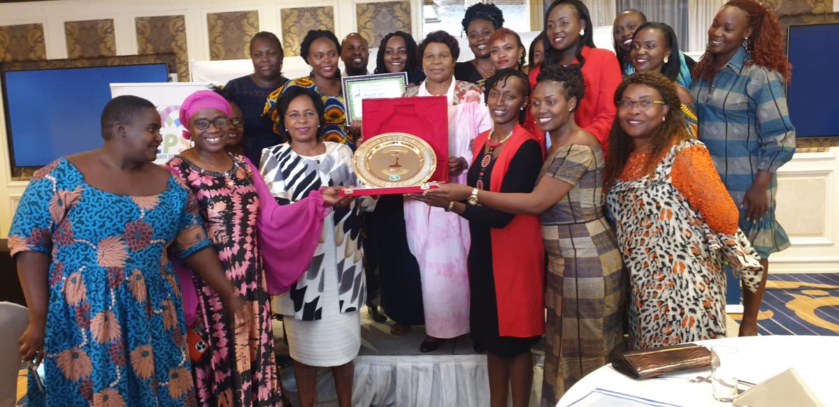 We are so honoured to have our efforts to advance gender agenda feted by <a href="/GimacNetwork/">GIMAC Network</a>  
Today we are presented with the African Gender award along with <a href="/KEPSA_KENYA/">KEPSA KENYA</a> .Thank you for this honor 💃🏾💐🎉
