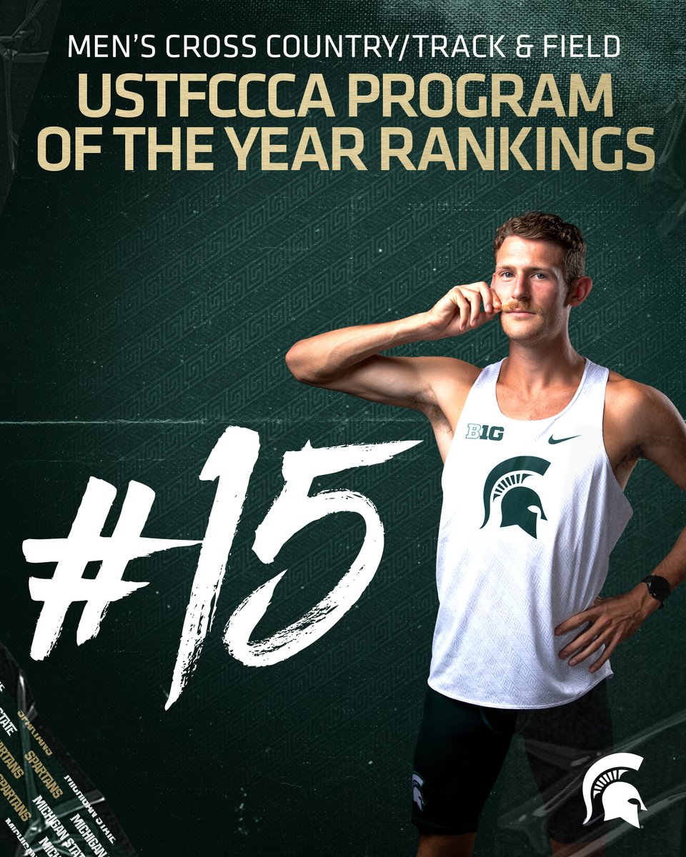 MSU_TFXC's tweet photo. Two of the best programs in the NCAA!

In the final standings for the @USTFCCCA Programs of the Year, the MSU women finished 13th while the Spartan men were 15th in the nation.

📰 https://t.co/p3x1Iv5nPZ

#GoGreen | #NCAATF https://t.co/NecoHu3gov