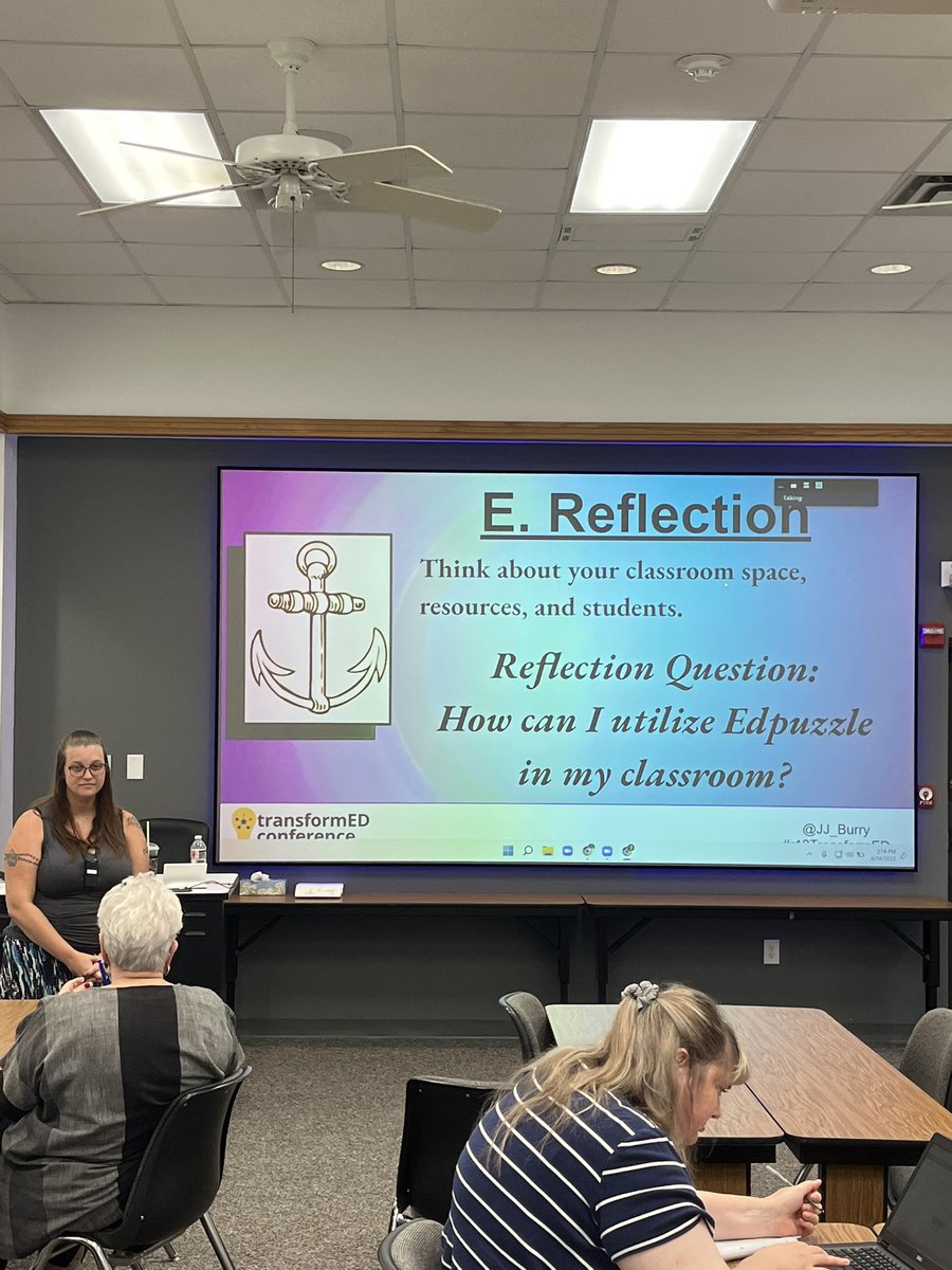 Techbradwaid's tweet image. After my keynote today I dropped in some sessions &amp;amp; right now I am leaning about @edpuzzle Thanks for sharing @JJ_Burry !  #R12transformED