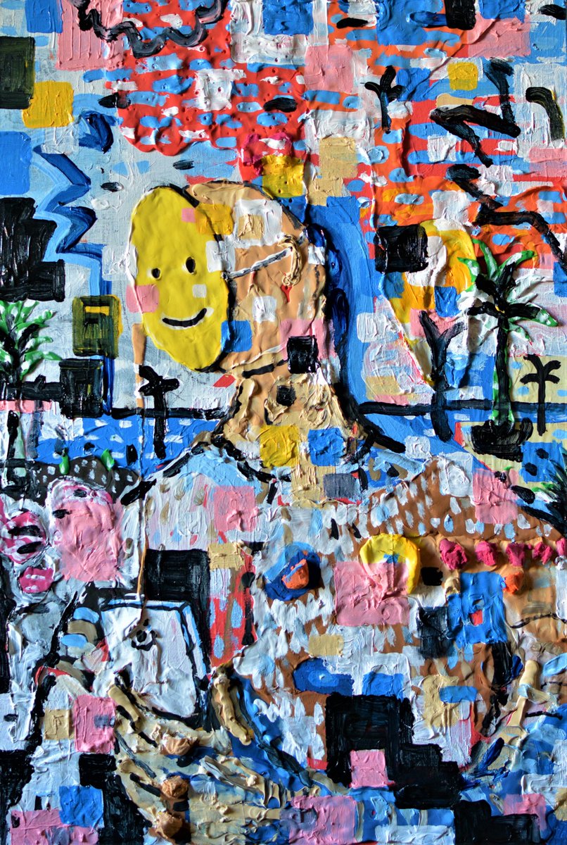 SELF PORTRAIT 🙂📱~ on OBJKT

Foam clay and acrylic on canvas. 2022.

I will accept the 10 highest offers in 24h ~ minimum 5 tez

\/