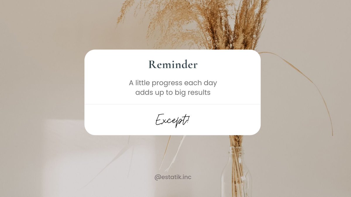 estatik4wp's tweet photo. We want to #remind you...

It's okay if you can only take small steps right now. Don’t look at the “big picture” if it’s too overwhelming. Try to focus on one step at a time. 
.
.
.
#thursdayreminder #realestatequotes #realestatequote #WosPress #Estatik #EstatikPlugin https://t.co/iiqhiYTZ7X