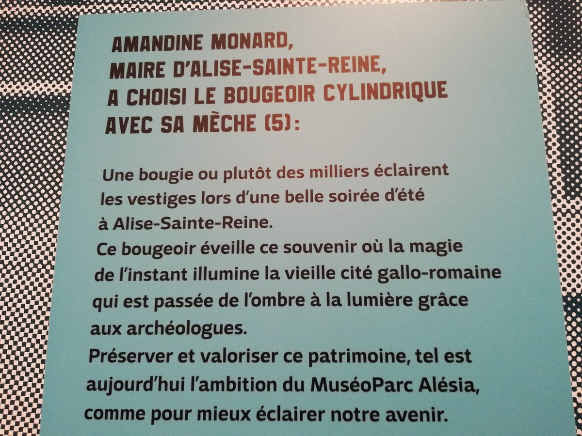 MichelRougerMR's tweet photo. #MuseumWeek2022 #createursMW
Dans l'exposition #VeniVidiChoisi du @MuseoParcAlesia, les habitants du territoire ont choisi les pièces en réserves et ont rédigé un texte présenté à côté de l'objet pour expliquer leur choix !
#museeparticipatif
Merci à toutes et tous 🙏👍🙏 https://t.co/W9fXzW25er