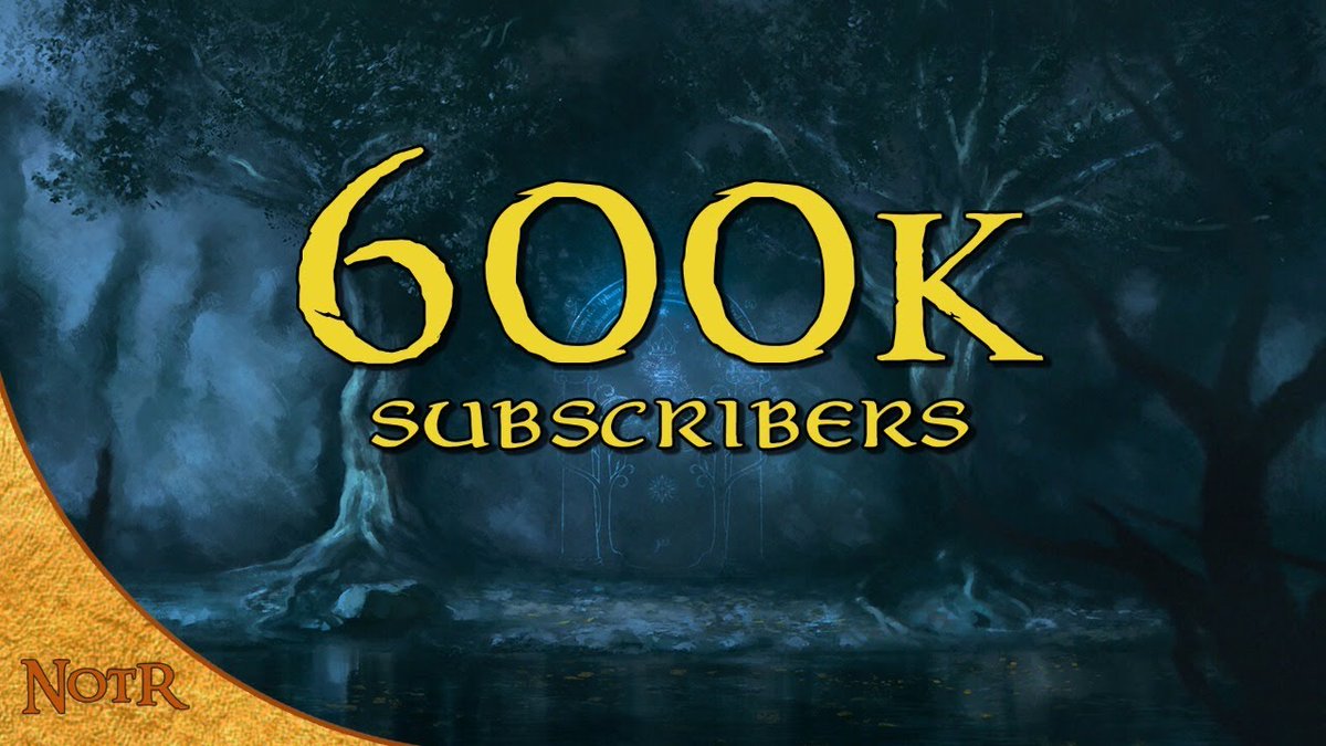 nerdoftherings1's tweet photo. THURSDAY, we are celebrating 600,000 subscribers on Nerd of the Rings - and giving away some random-draw prizes!

LIVE LINK>>>https://t.co/85CpTosK75

*Subscribe &amp; click the 'notify me' button so you don't miss when we go live! https://t.co/vaEMl773Si