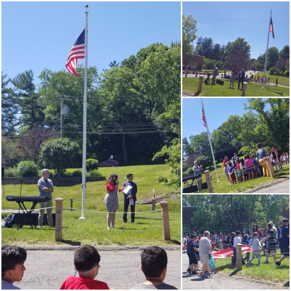 Happy Flag Day from Brookside School! Today, we learned about the history and symbolism of the flag, pledged allegiance to the flag in English and Spanish and sang “The US is us” and “This Land is Your Land” ⁦<a href="/OssiningSchools/">Ossining UFSD</a>⁩ ⁦⁩ ⁦@OssiningAP⁩ ⁦