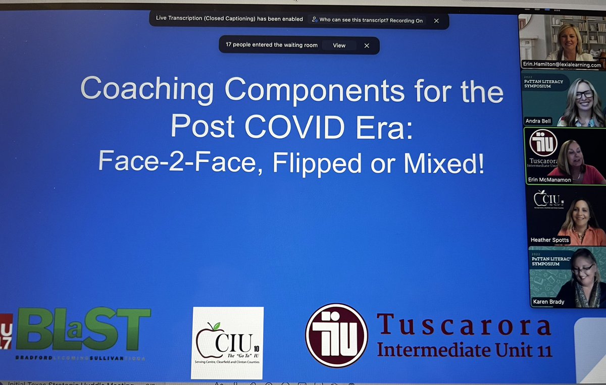 Loved working with Heather Spotts and Erin McManamon today to present at the Literacy Symposium! #PATTANLIT2022