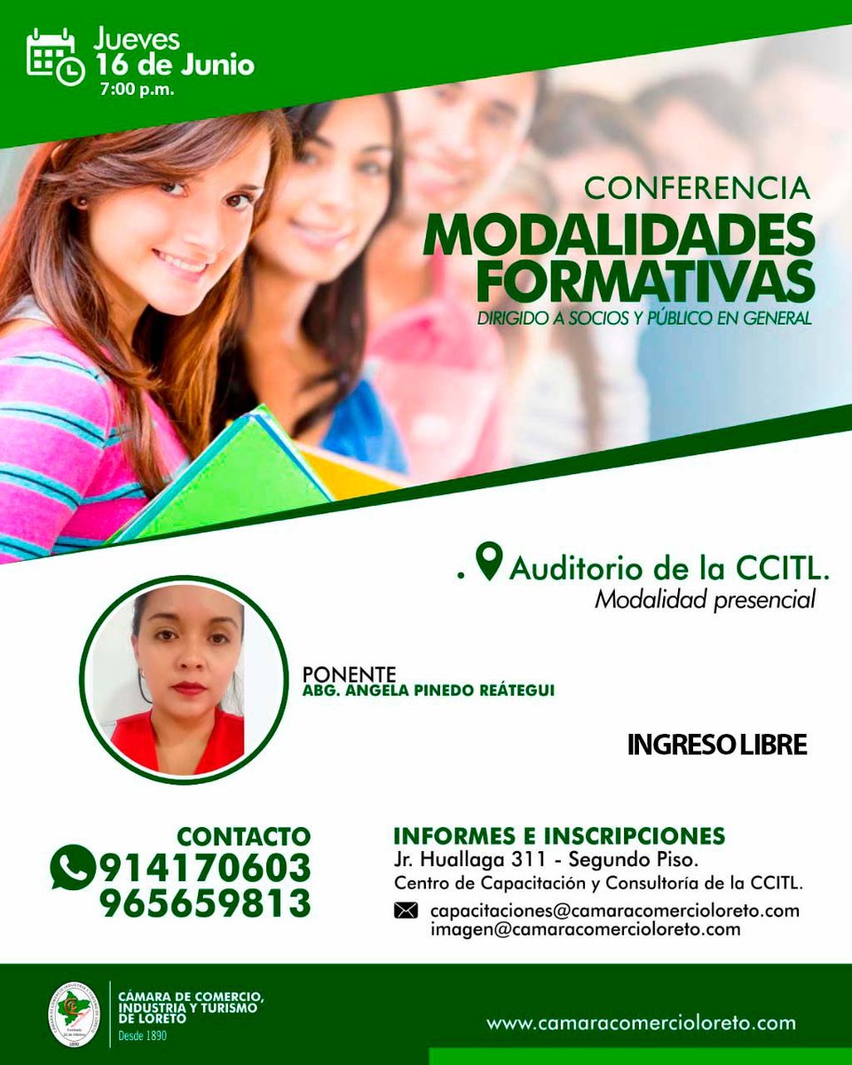 CÁMARA DE COMERCIO, INDUSTRIA Y TURISMO DE LORETO tweet media