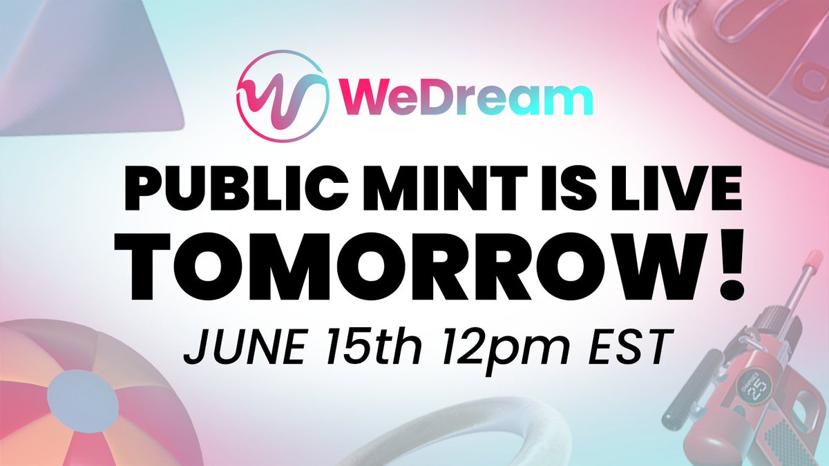 Weren't on the Allowlist? That is A OK.👌 We are having a public mint for you Tomorrow at 12Pm EST!🤩 

#Minting #publicmint #NFTs #nftdrop
