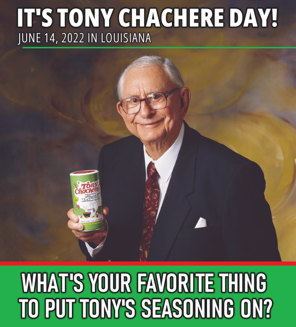 FOX8NOLA's tweet photo. It's Tony Chachere day, mais! https://t.co/LOYF8Hqcat